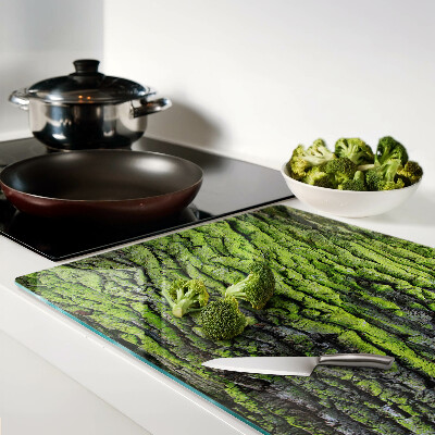 Chopping board Green tree bark