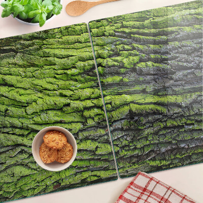 Chopping board Green tree bark