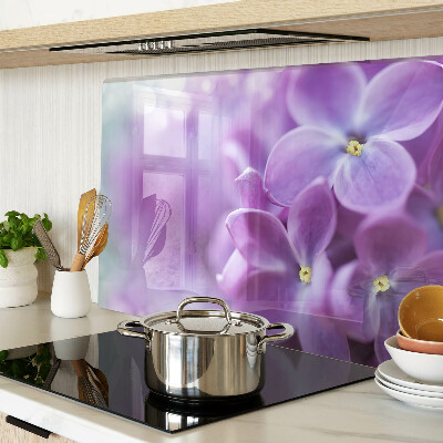 Chopping board Flowers in shades of purple