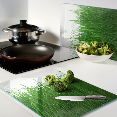 Cutting board Grass in the sun