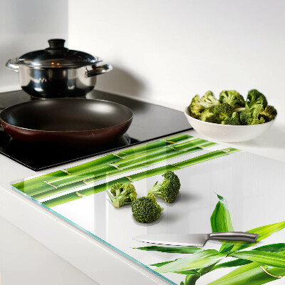 Chopping board Bamboo in green shades