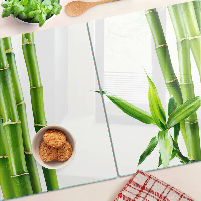 Chopping board Bamboo in green shades