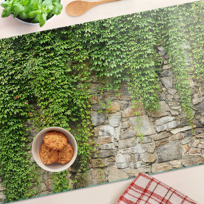 Glass cutting board Green wall with moss