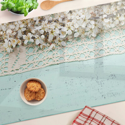 Cutting board Floral pattern with lace