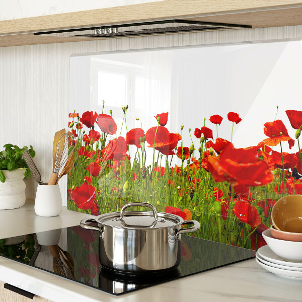 Cutting board Poppies in the meadow