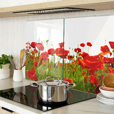 Cutting board Poppies in the meadow