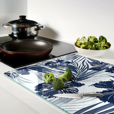 Chopping board Tropical floral motif