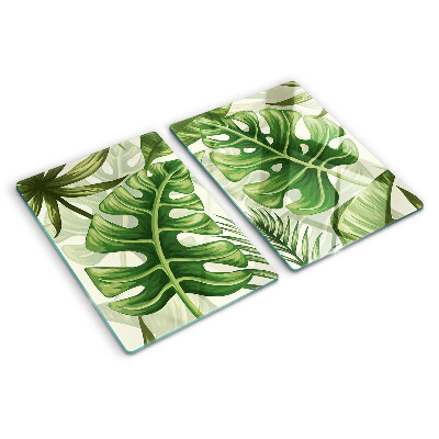 Cutting board Tropical leaves