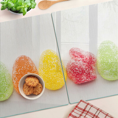 Chopping board Sweets in rainbow colors