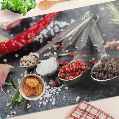 Cutting board Spices and herbs