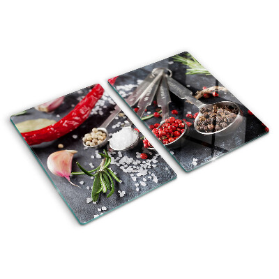 Cutting board Spices and herbs