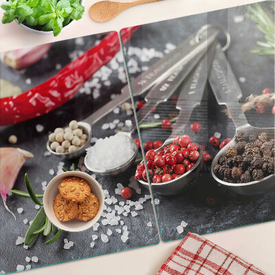 Cutting board Spices and herbs