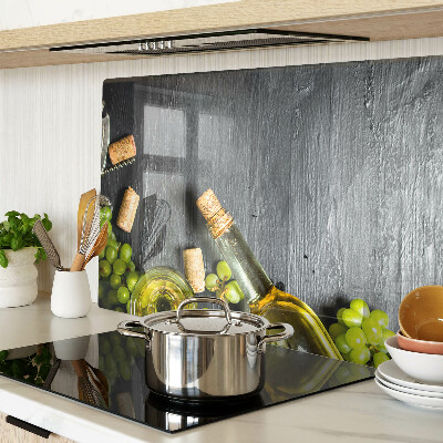 Chopping board Wine and grapes