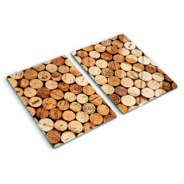 Chopping board Wine corks