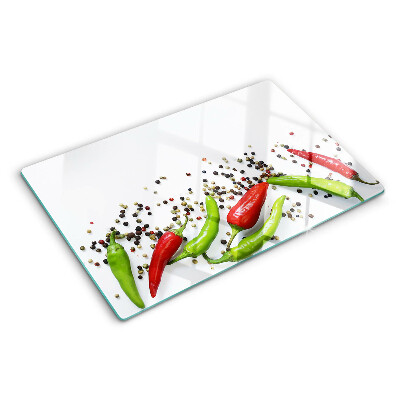 Chopping board Paprika and pepper