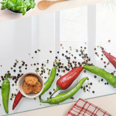 Chopping board Paprika and pepper
