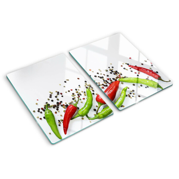 Chopping board Paprika and pepper