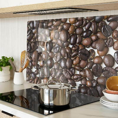 Glass kitchen board Coffee beans