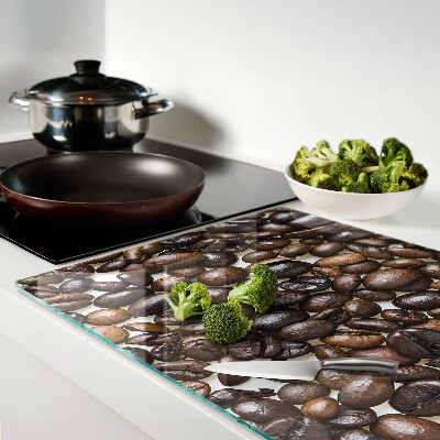 Glass kitchen board Coffee beans