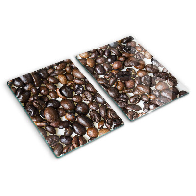 Glass kitchen board Coffee beans