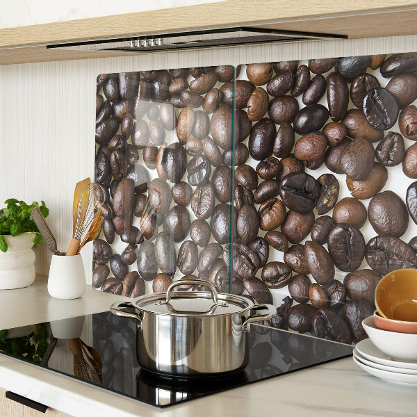 Glass kitchen board Coffee beans