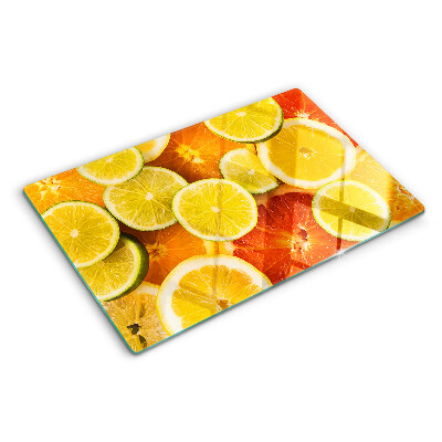 Glass chopping board Citrus and citrus fruits