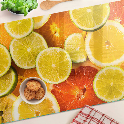 Glass chopping board Citrus and citrus fruits