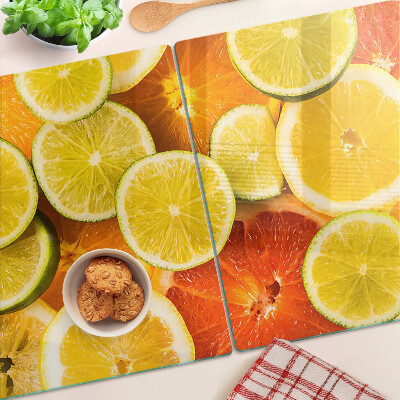 Glass chopping board Citrus and citrus fruits