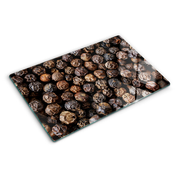 Glass cutting board Peppercorns