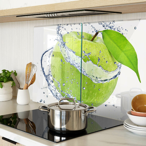 Chopping board Apple in water