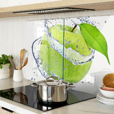 Chopping board Apple in water