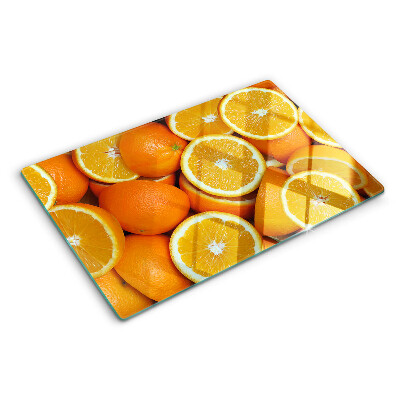 Chopping board Sliced oranges