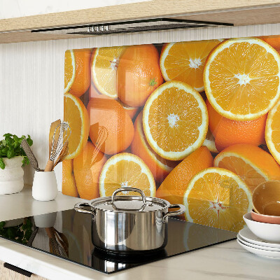 Chopping board Sliced oranges