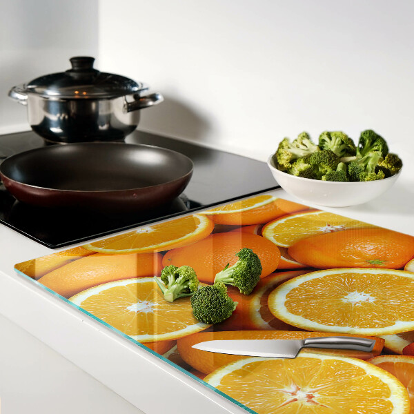Chopping board Sliced oranges