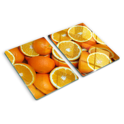 Chopping board Sliced oranges