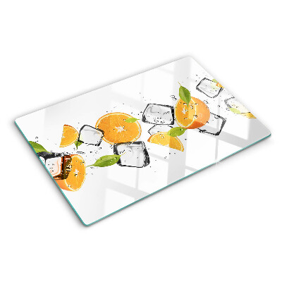Cutting board Citrus with ice