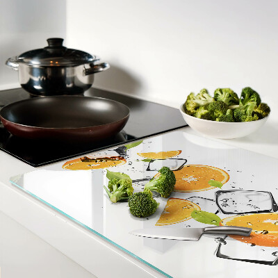 Cutting board Citrus with ice