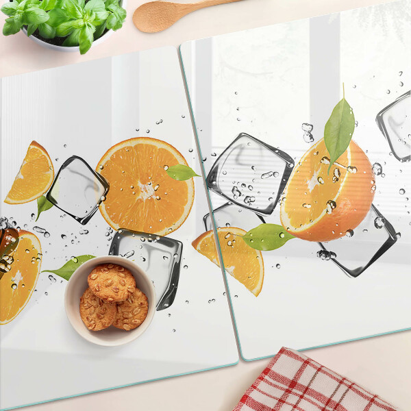 Cutting board Citrus with ice