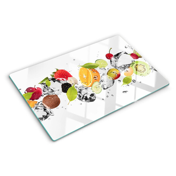 Chopping board Fruit with ice