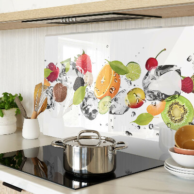 Chopping board Fruit with ice