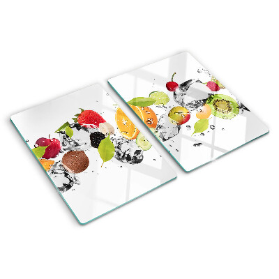 Chopping board Fruit with ice