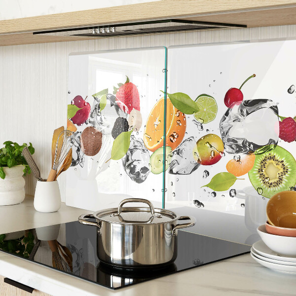 Chopping board Fruit with ice