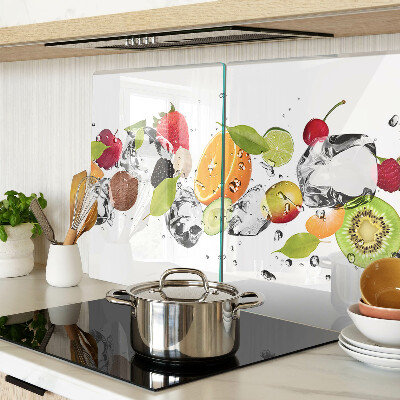 Chopping board Fruit with ice