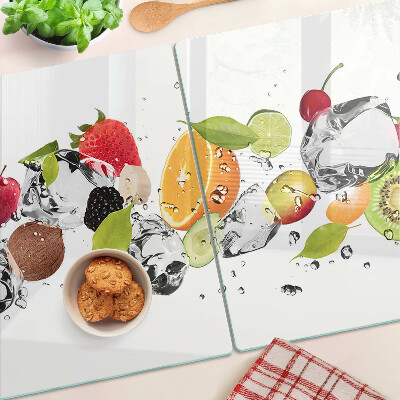 Chopping board Fruit with ice
