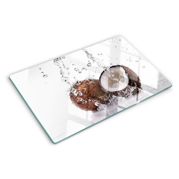 Chopping board Coconut in water