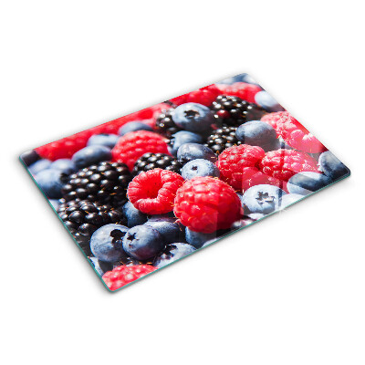 Chopping board glass Forest fruits