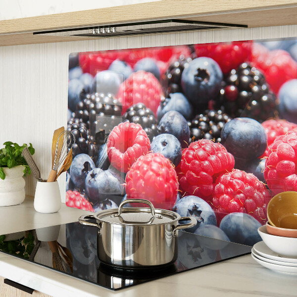 Chopping board glass Forest fruits