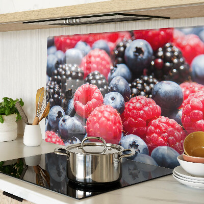 Chopping board glass Forest fruits