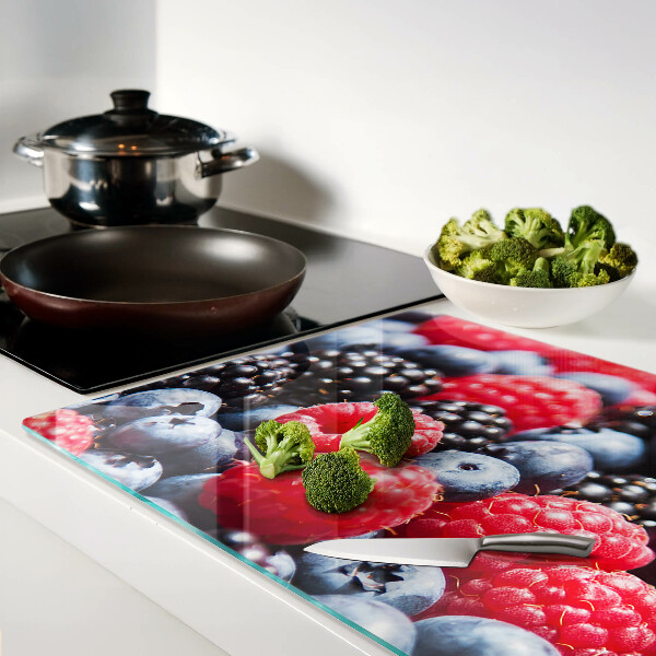 Chopping board glass Forest fruits