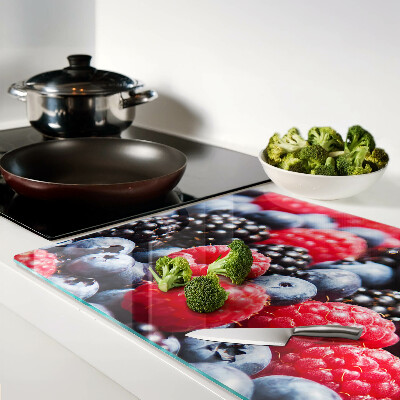 Chopping board glass Forest fruits